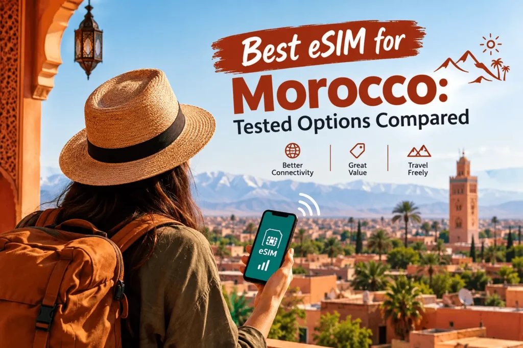 Comparing eSIM providers for a Morocco trip